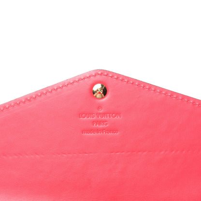 Louis Vuitton Vernis Sarah Wallet NM Hot Pink 6 of 6