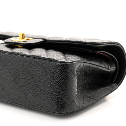 Chanel Caviar Quilted Small Double Flap Black 10 of 12