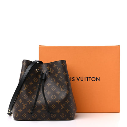 Louis Vuitton Monogram Neonoe MM Black 9 of 9