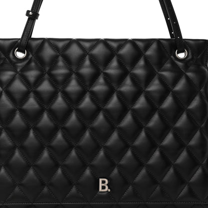 Balenciaga Nappa Calfskin Quilted Large Touch B Shoulder Bag 7 of 10