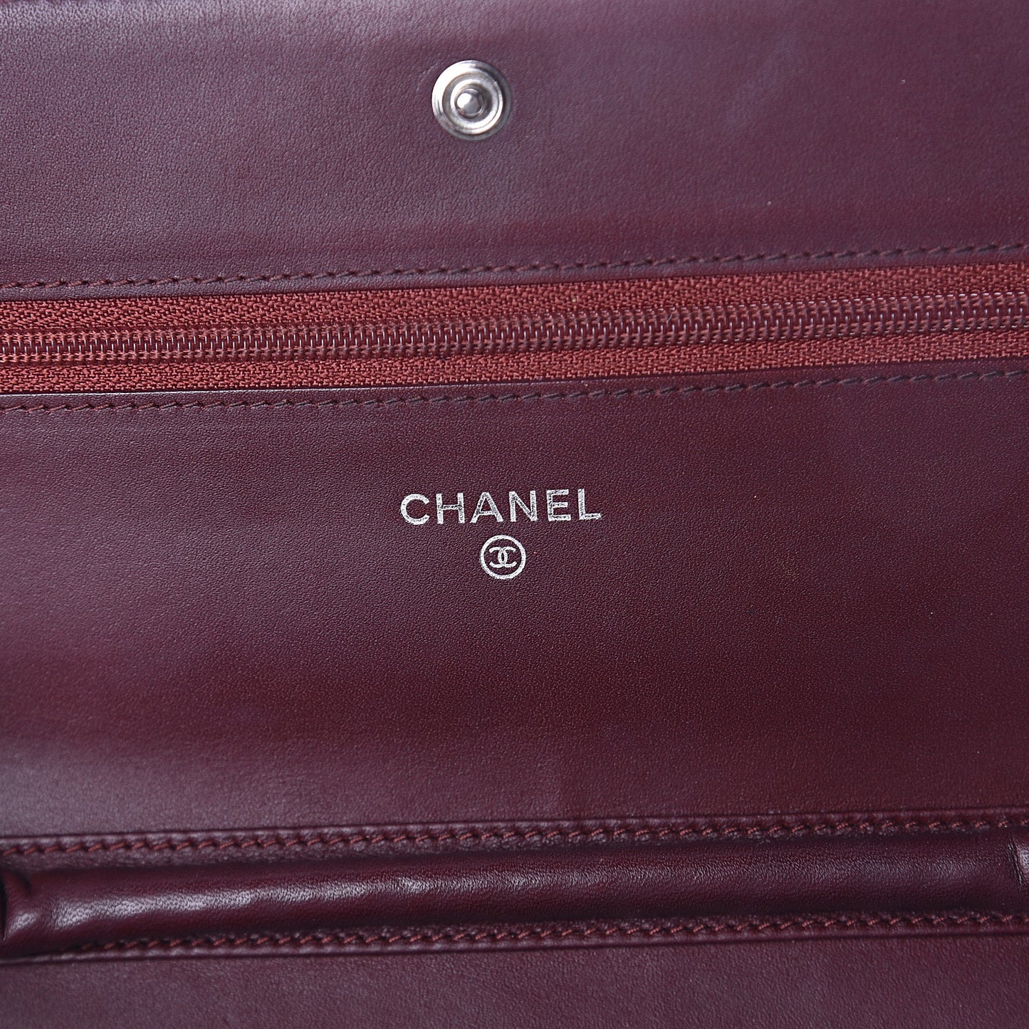 Caviar Timeless CC Wallet on Chain WOC Dark Red