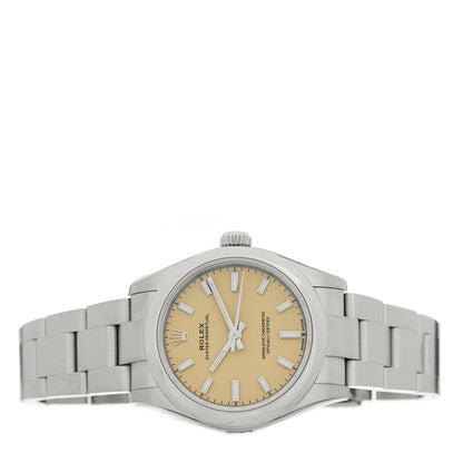 Rolex Stainless Steel 31mm Oyster Perpetual Watch Beige 277200 2 of 5