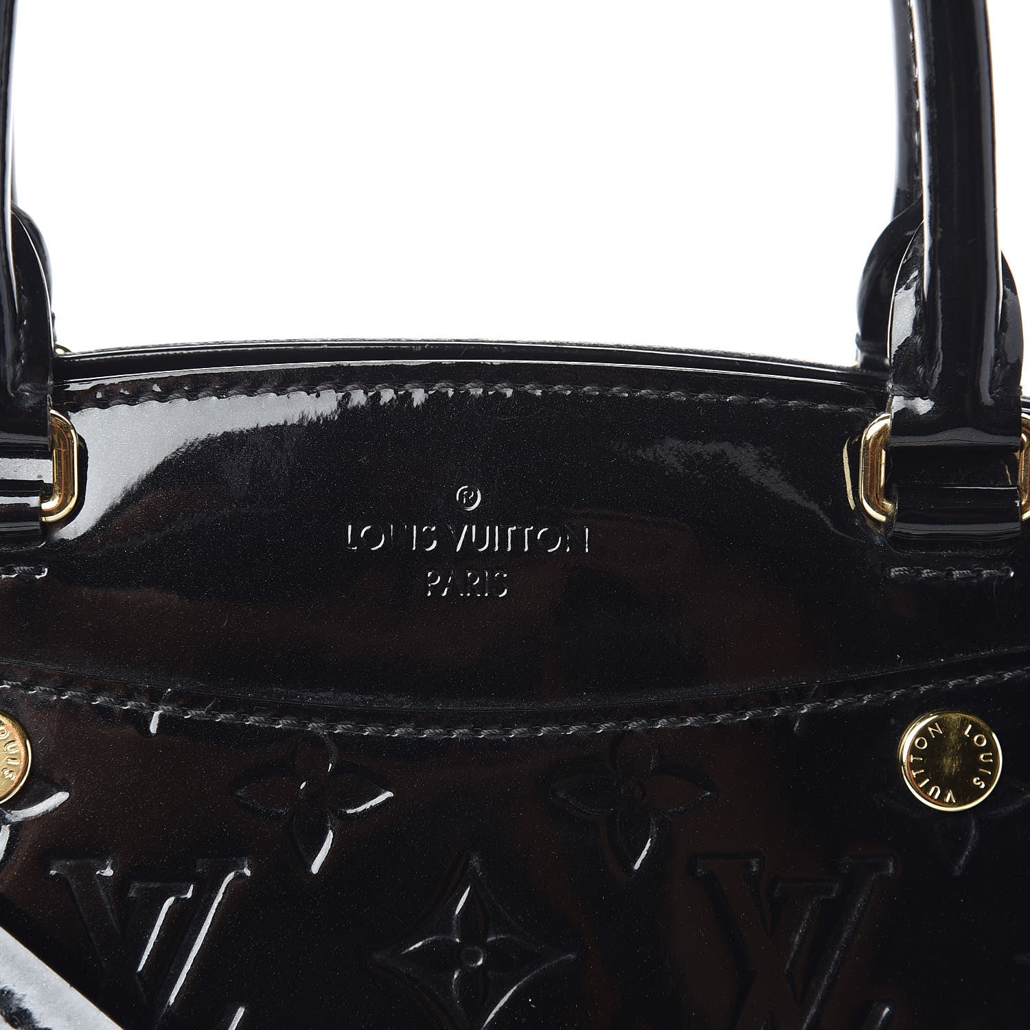 Louis Vuitton Vernis Brea MM Black 9 of 9