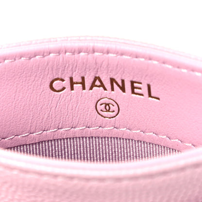 Chanel Caviar Quilted Card Holder Light Pink 5 of 7