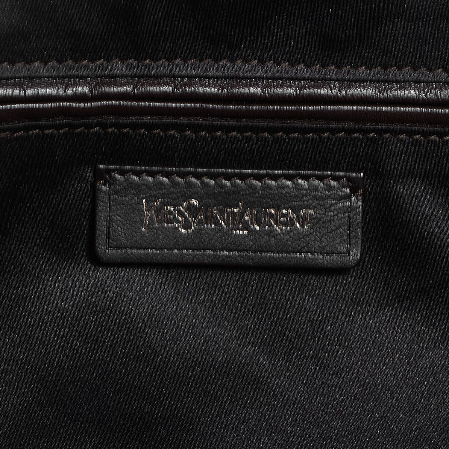 Saint Laurent Leather Large Roady Grey 7 of 8