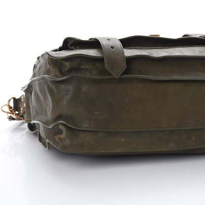 Proenza Schouler Lambskin Large PS1 Satchel Military 15 of 17