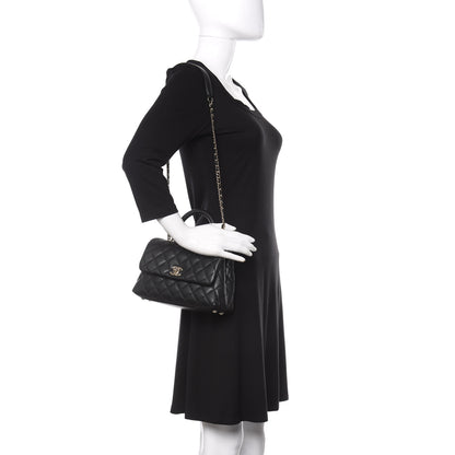 Chanel Caviar Quilted Mini Coco Handle Flap Black 2 of 11