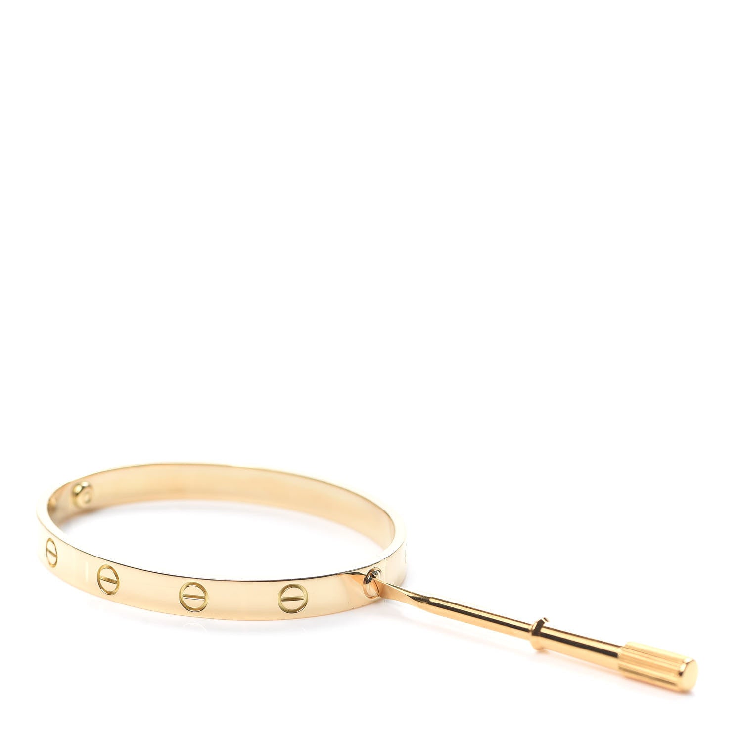 Cartier 18K Yellow Gold LOVE Bracelet 17 4 of 7