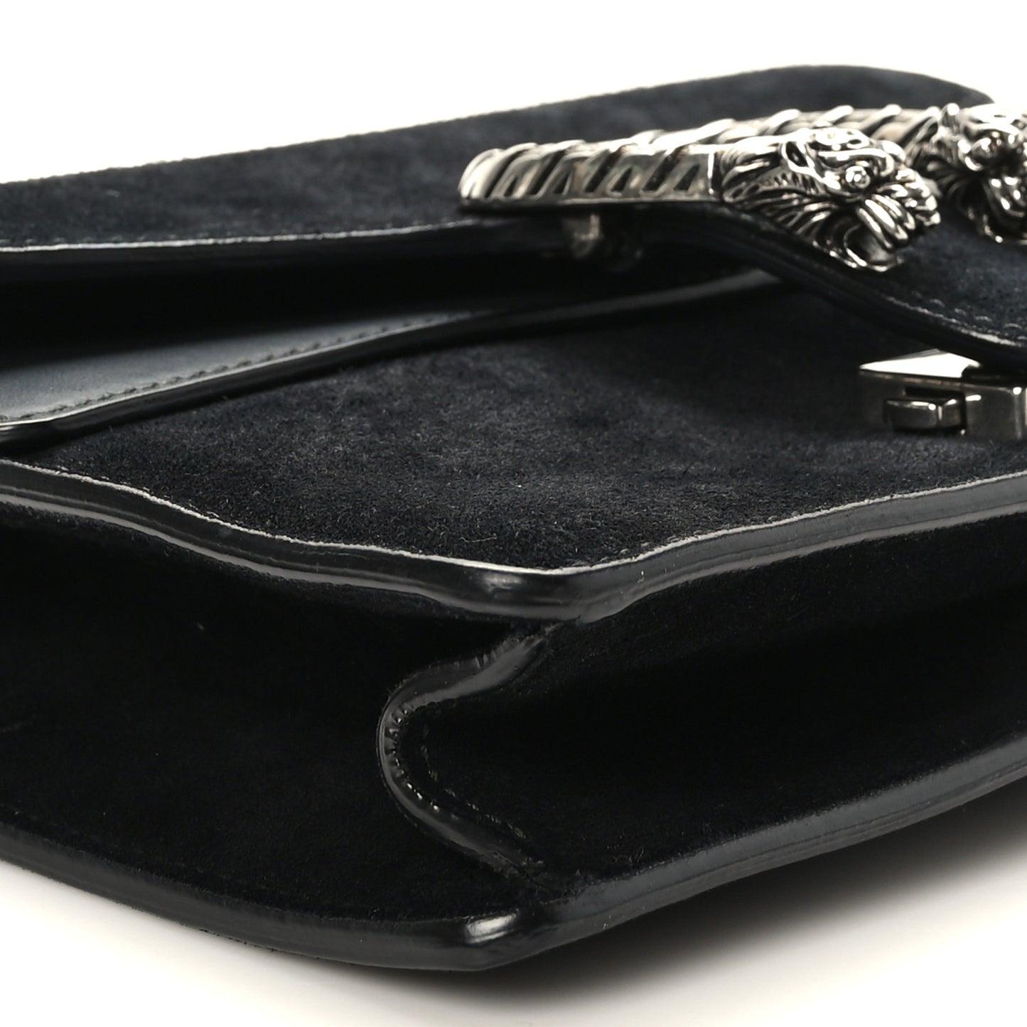 Suede Mini Dionysus Shoulder Bag Black