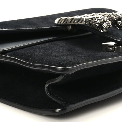 Gucci Suede Mini Dionysus Shoulder Bag Black 8 of 9