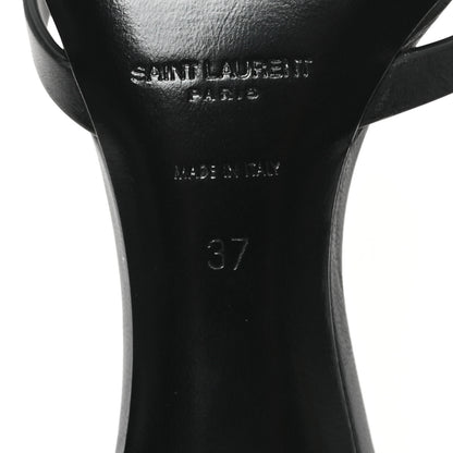 Saint Laurent Calfskin Maine Liscio Carla 60 Mules 37 Black 7 of 10