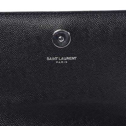 Saint Laurent Grain De Poudre Small Monogram Kate Satchel Black 7 of 10