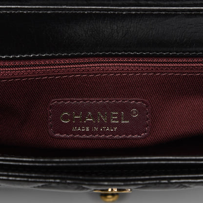 Chanel Calfskin Quilted Large Perfect Edge Flap Black 7 of 8