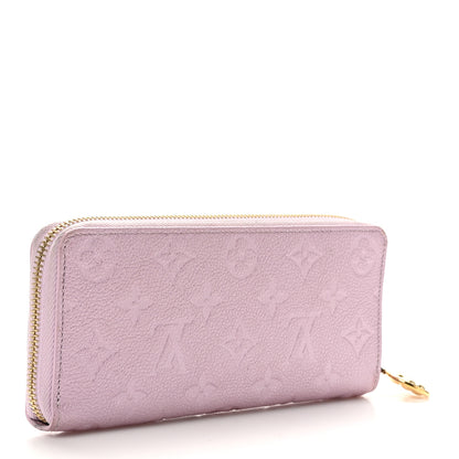 Louis Vuitton Metallic Empreinte Clemence Wallet Pearly Lilac 3 of 6