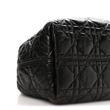 Christian Dior Crinkled Calfskin Macrocannage Large Toujours Black 9 of 10