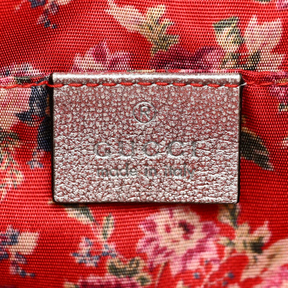 Gucci Laminated Nappa Web Trapuntata Small GG Shoulder Bag Argento 6 of 13