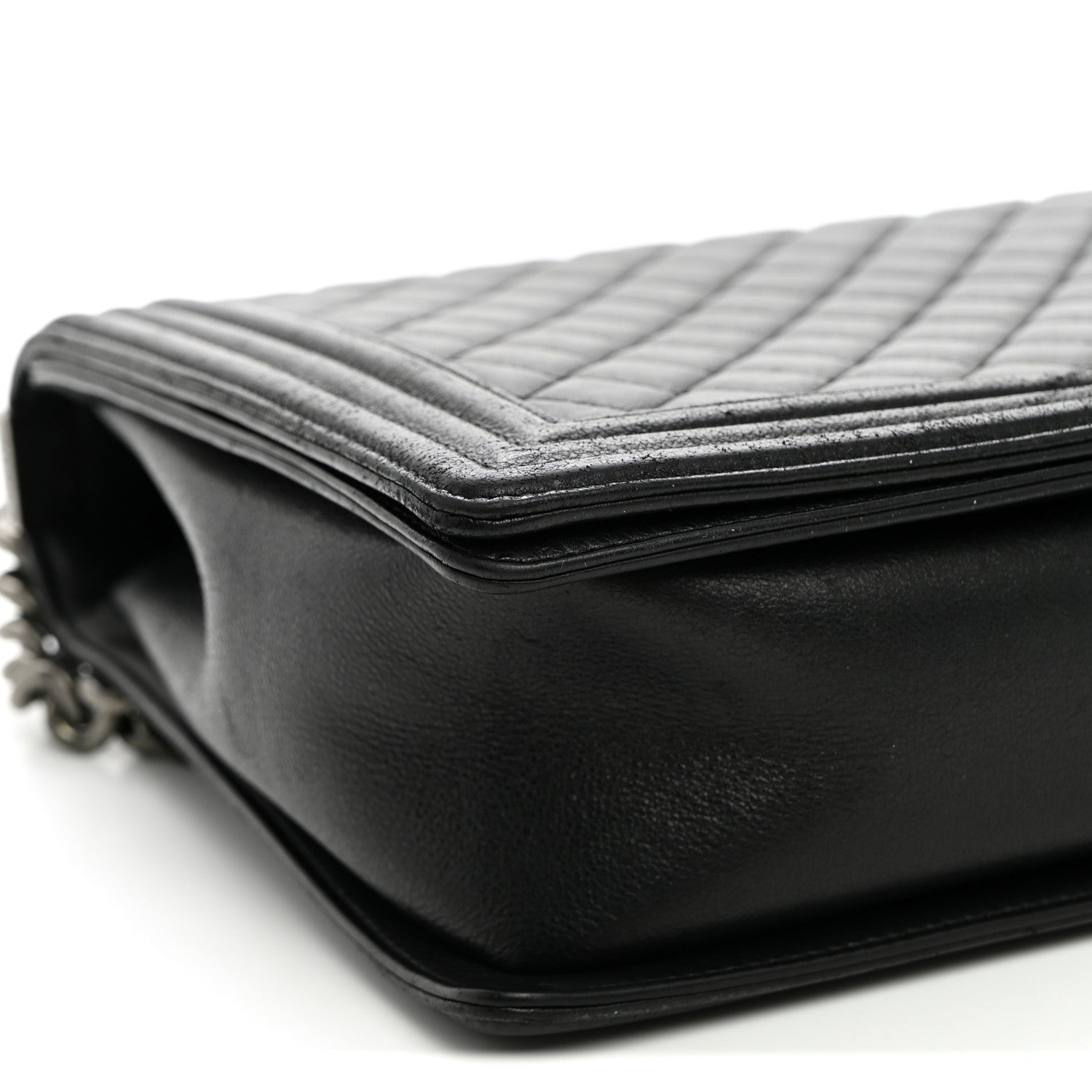 Chanel Calfskin Quilted Large Boy Flap Black 8 of 10