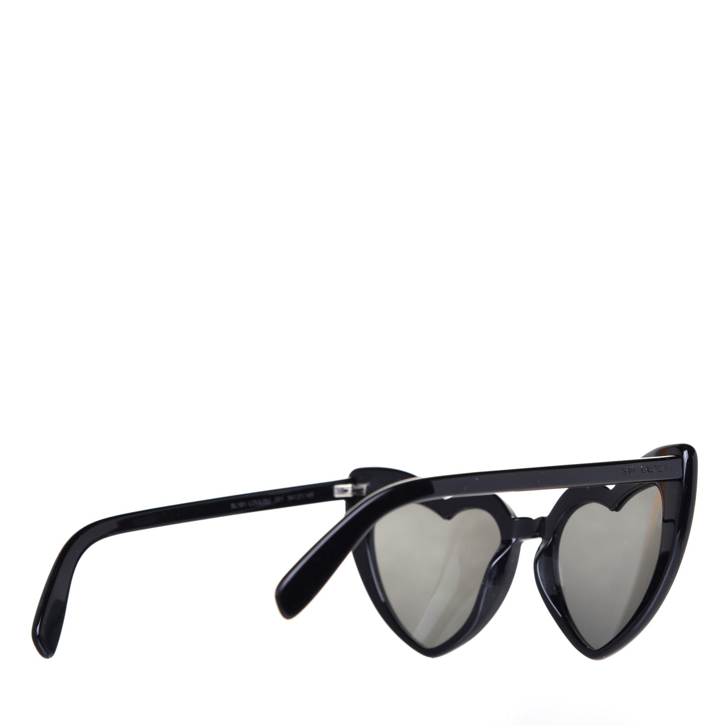 Acetate Heart Frame Loulou SL181 Sunglasses Black