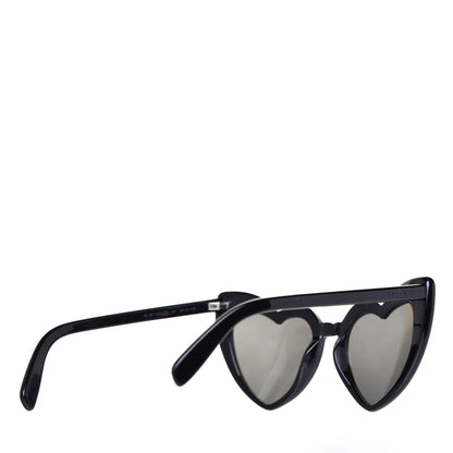 Saint Laurent Acetate Heart Frame Loulou SL181 Sunglasses Black 4 of 8