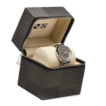 Louis Vuitton Stainless Steel Damier Azur 31mm Tambour Quartz Watch 5 of 5