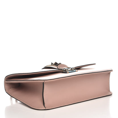 Valentino Garavani Vitello Medium Glam Lock Rockstud Flap Poudre 4 of 7