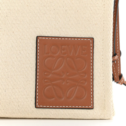 Loewe Canvas Calfskin Cushion Tote Beige 7 of 10