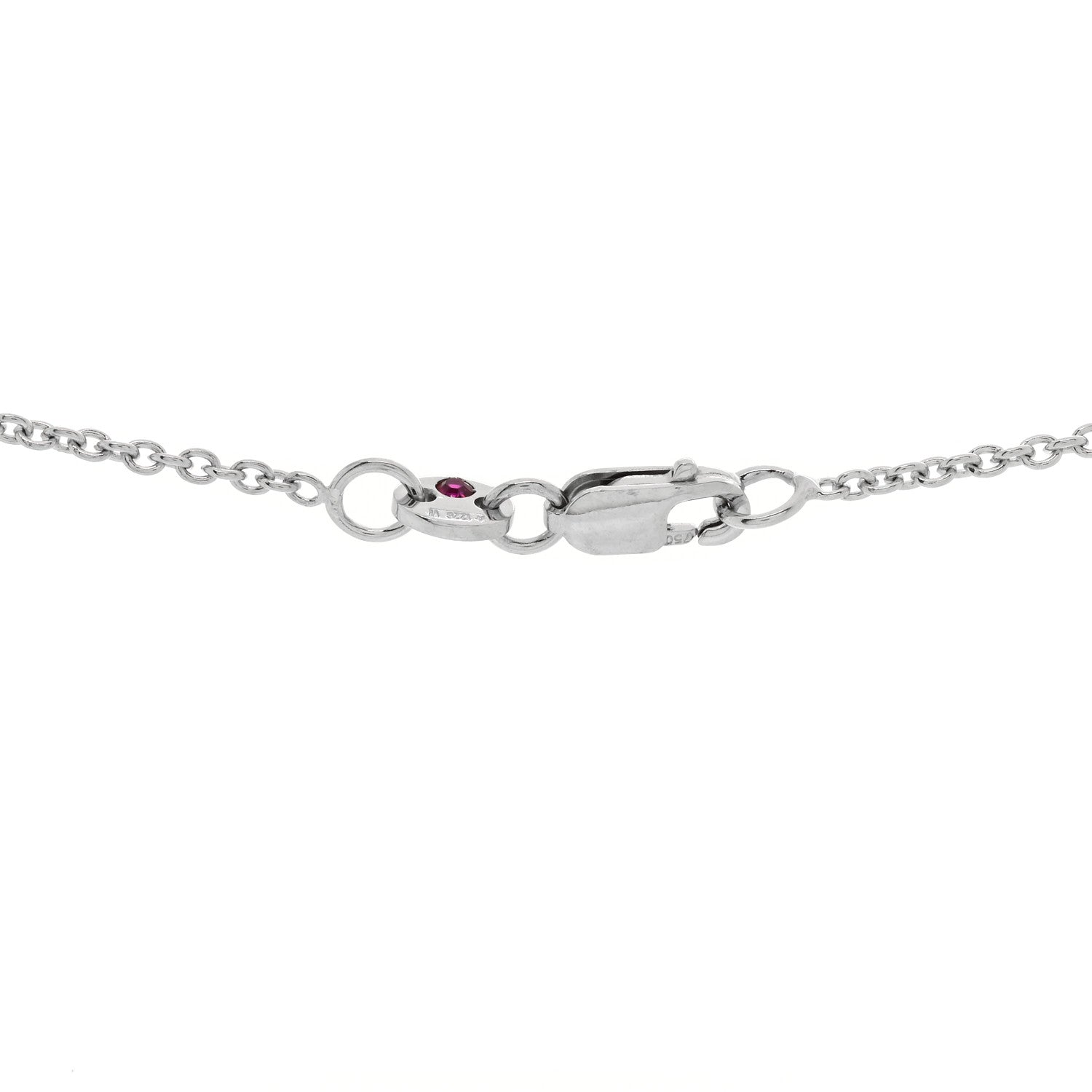 Roberto Coin 18K White Gold Diamond Open Heart Pendant Necklace 3 of 3