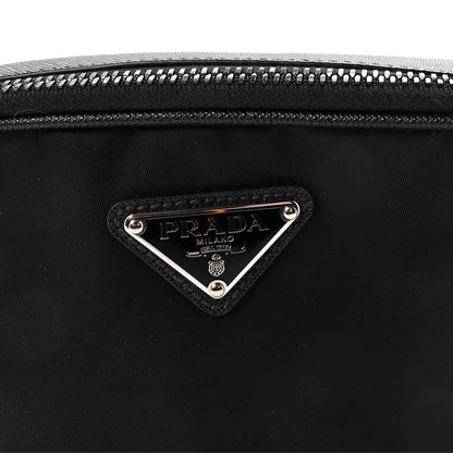 Prada Re-Nylon Saffiano Travel Small Brique Crossbody Bag Black 7 of 10