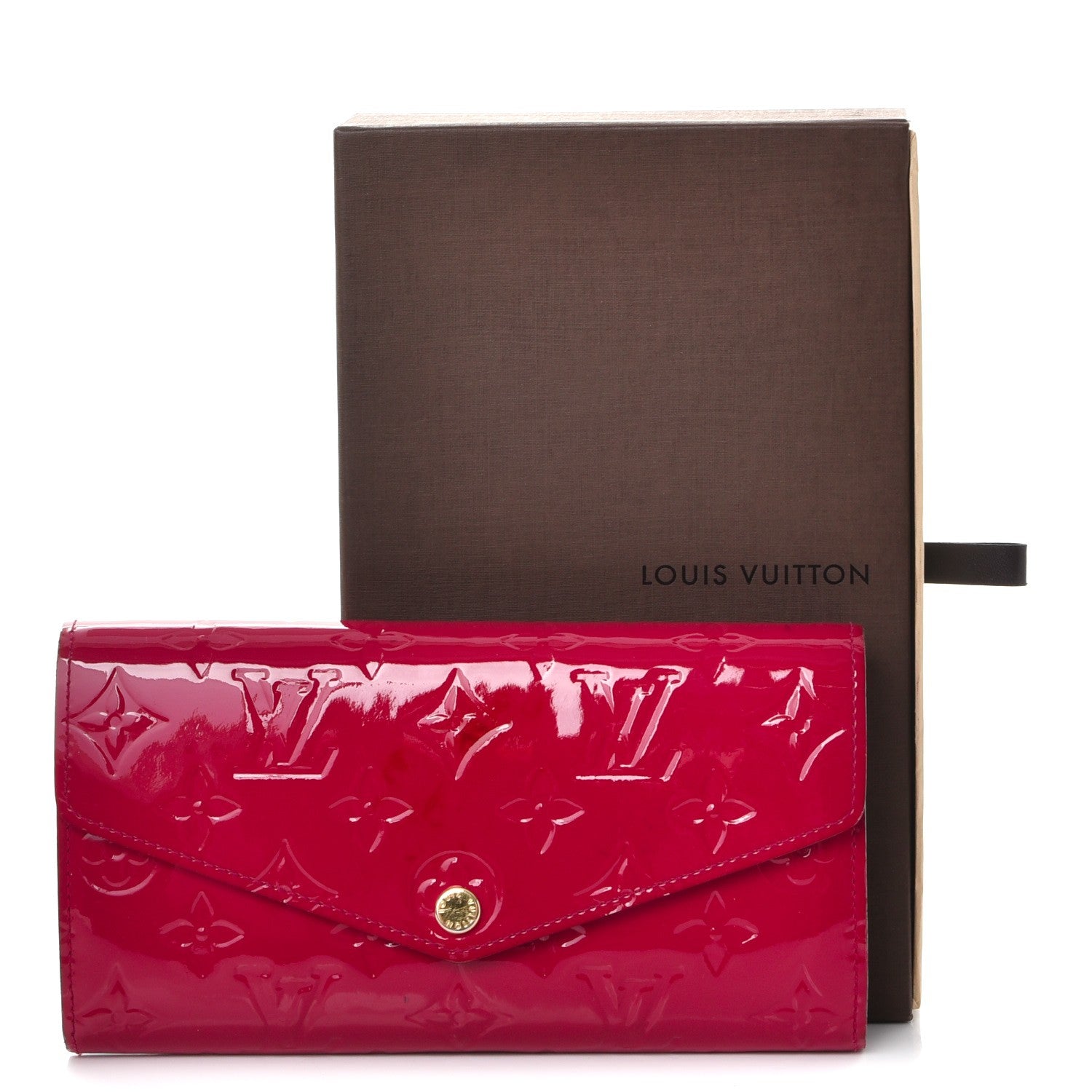 Louis Vuitton Vernis Sarah Wallet NM Rose Indien 13 of 13