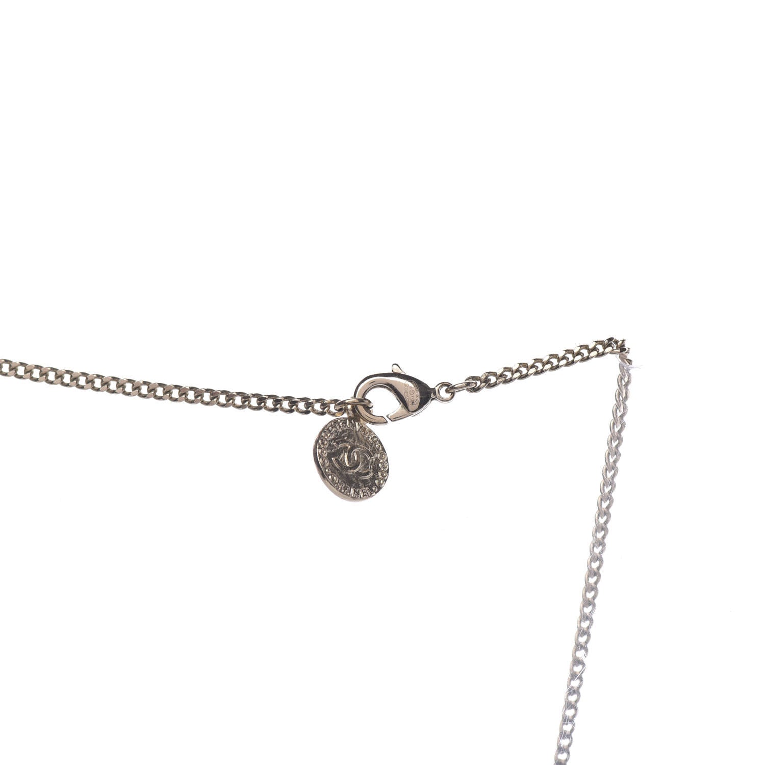 Chanel Crystal CC 100 Anniversary Necklace Gold 5 of 6
