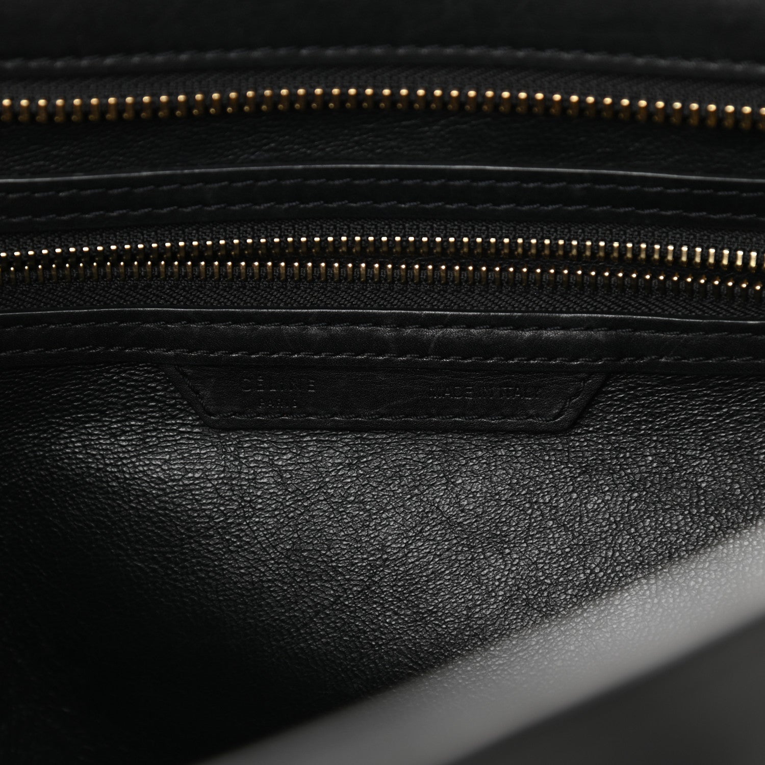 Celine Smooth Calfskin Suede Micro Tri-Color Luggage White 6 of 12