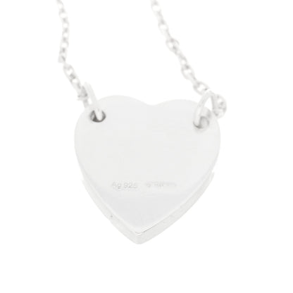 Gucci Sterling Silver Trademark Heart Bracelet 4 of 4