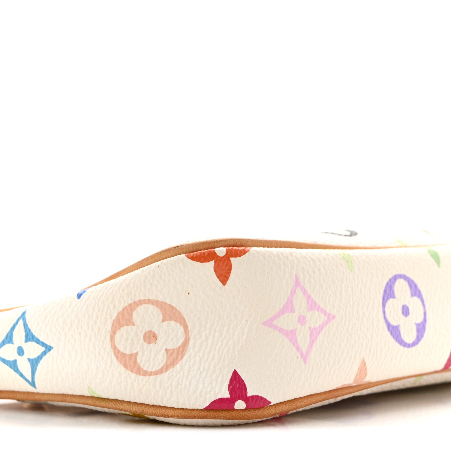 Louis Vuitton Monogram Multicolor Pochette Accessories White 9 of 15