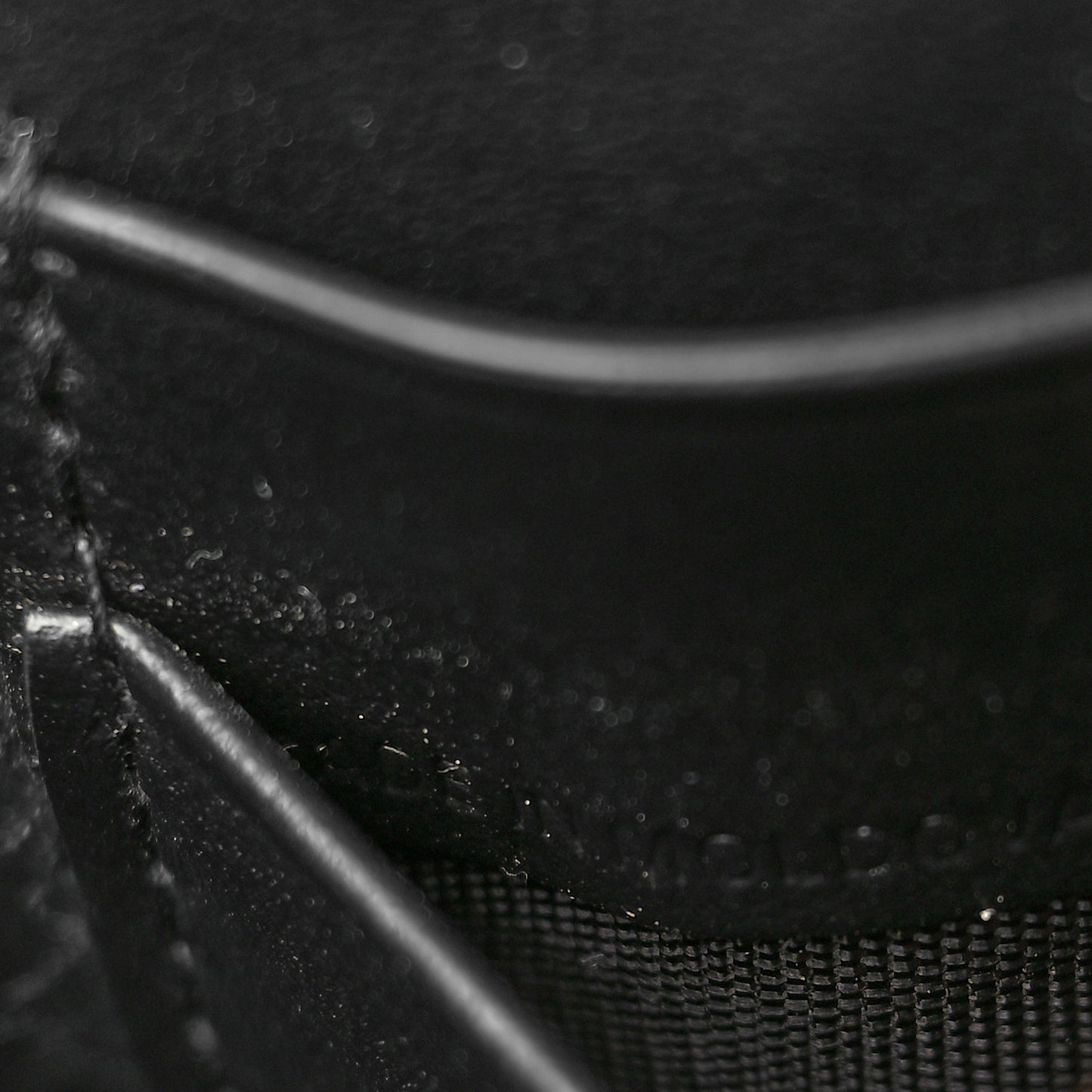 Calfskin Monogram TB Bag Black White