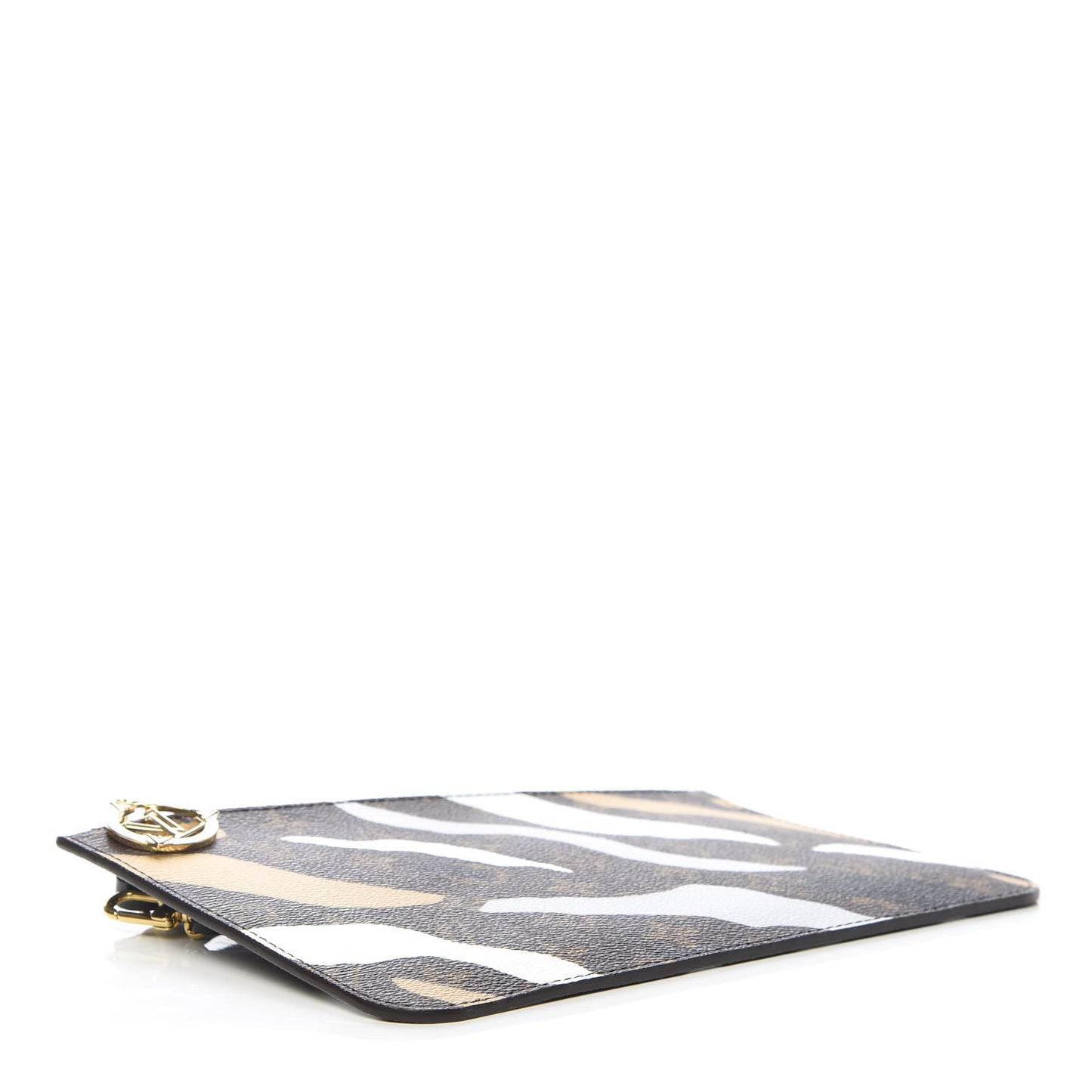 X LOL Monogram Neverfull MM GM Pochette Gold Silver