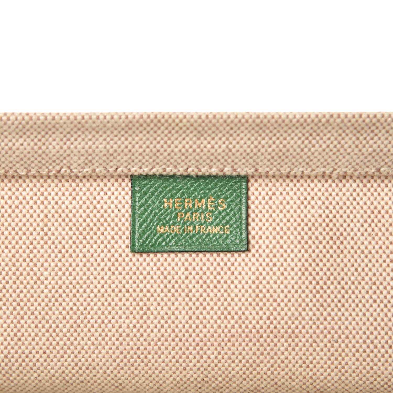 Hermes Courchevel Toile Cabas 50 Vert Clair 6 of 21