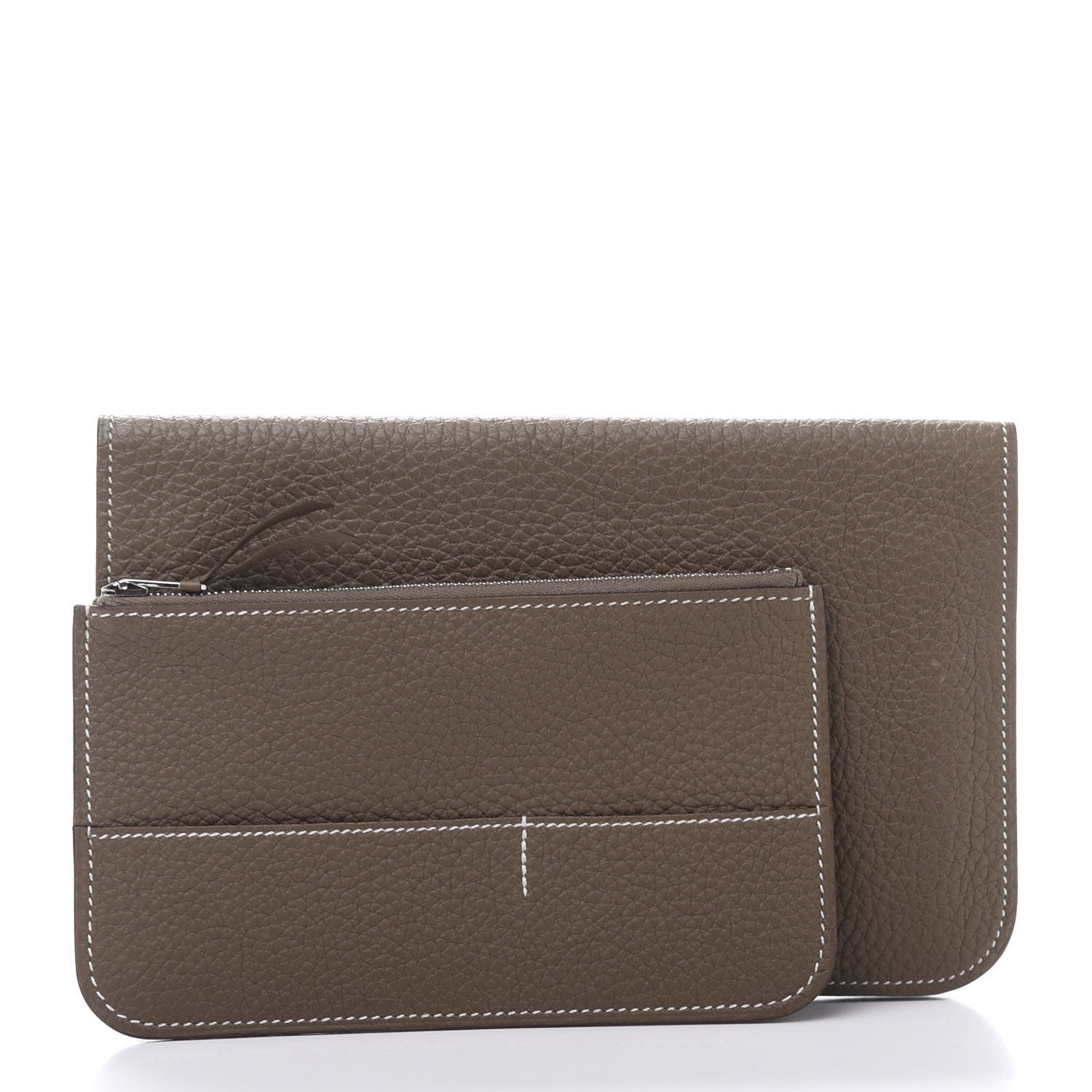Hermes Togo Dogon Duo Wallet Etoupe 13 of 13