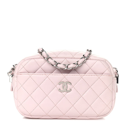 Chanel Lambskin Quilted Small Timeless Camera Case Light Pink 1 of 9