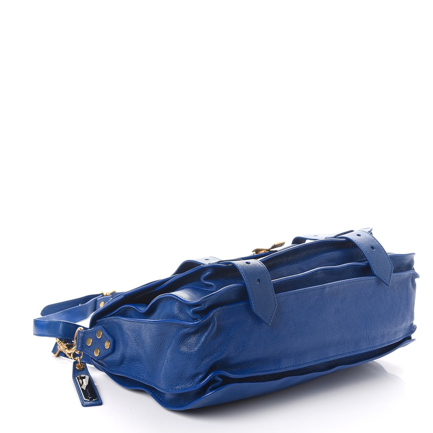 Lambskin Medium PS1 Satchel Royal Blue