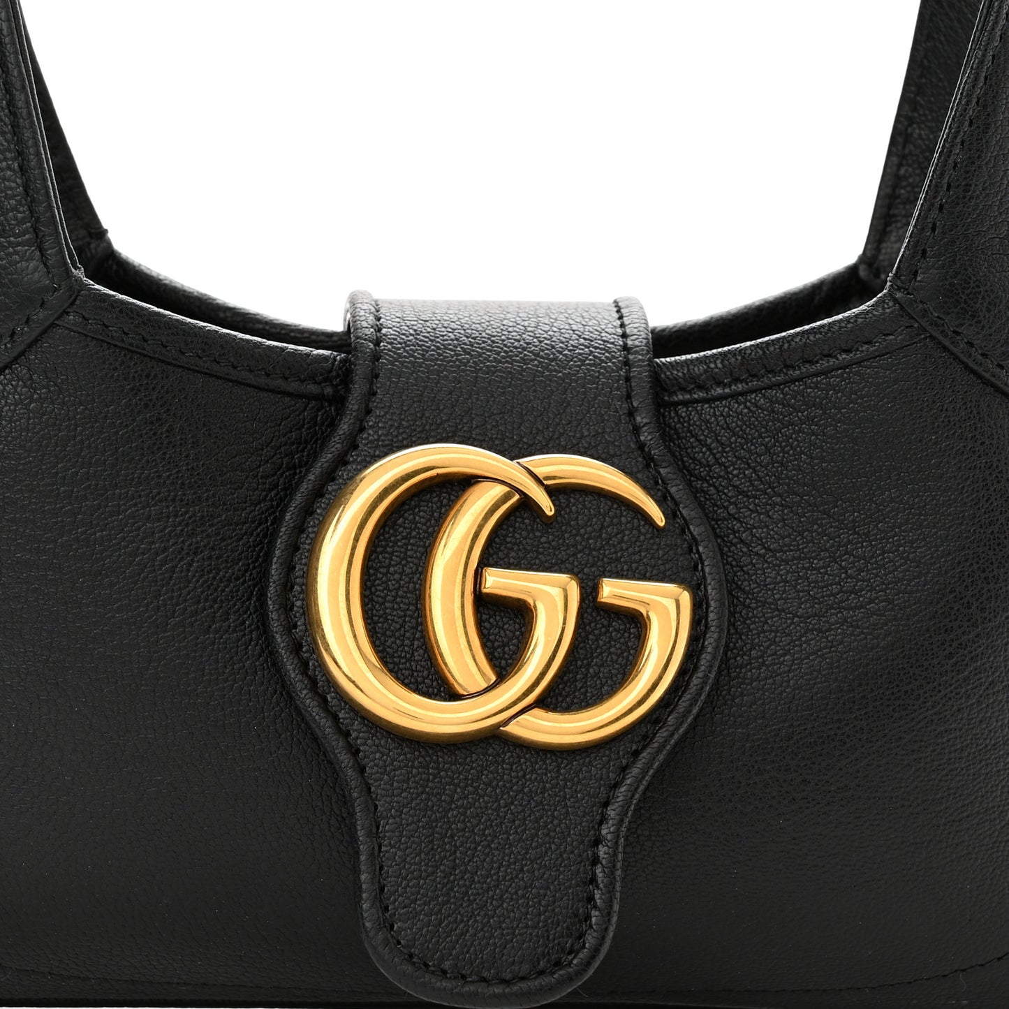 Goatskin Small GG Aphrodite Shoulder Bag Black