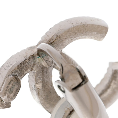 Chanel Crystal CC Clip On Earrings Silver 5 of 6