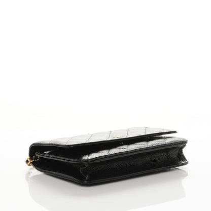 Chanel Caviar Quilted Wallet On Chain WOC Black 4 of 8
