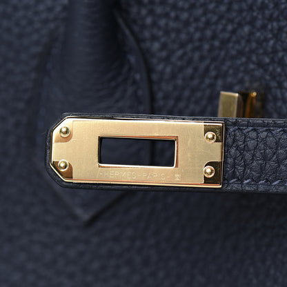 Hermes Togo Birkin 25 Bleu Nuit 10 of 27