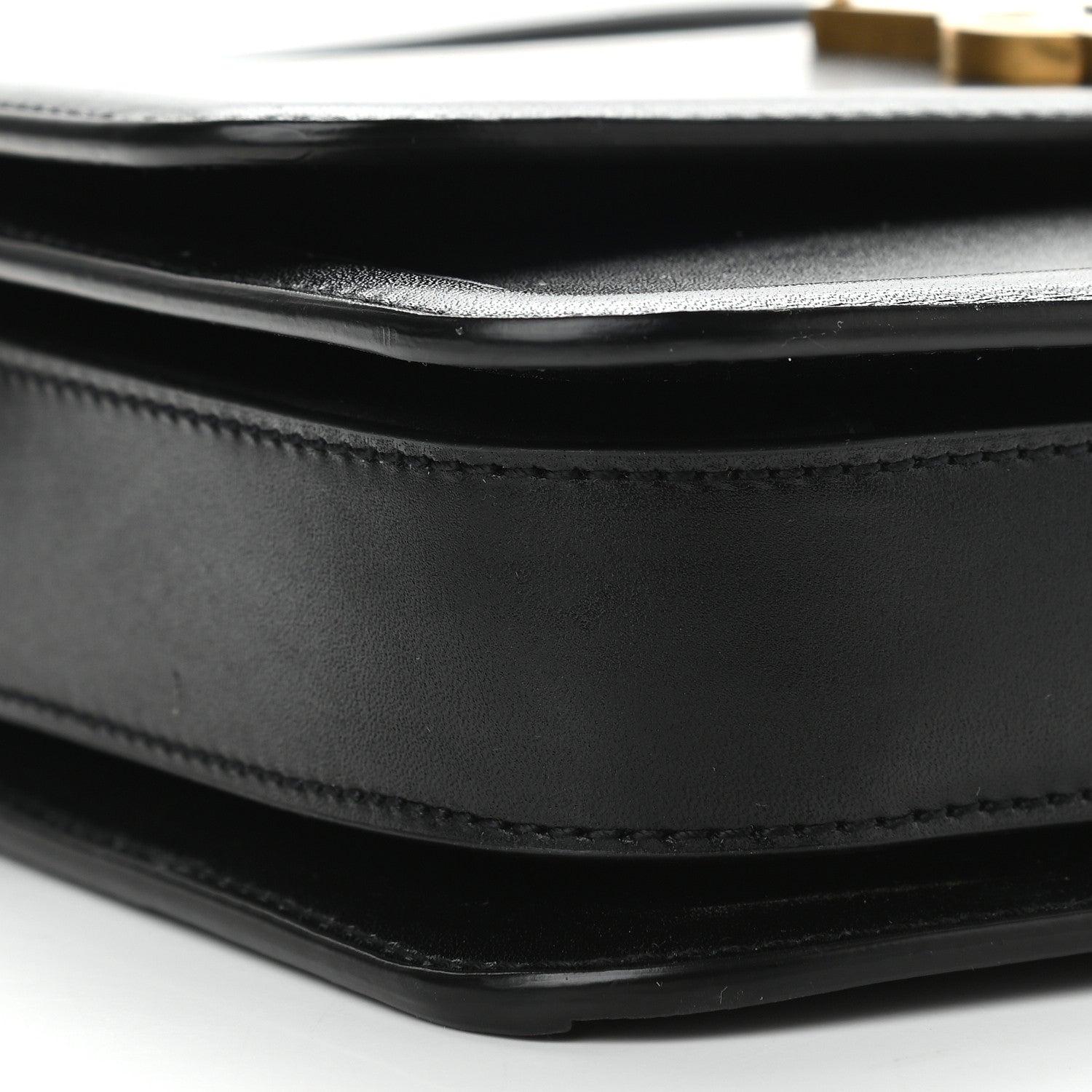 Saint Laurent Smooth Calfskin Small Solferino Satchel Black 7 of 8
