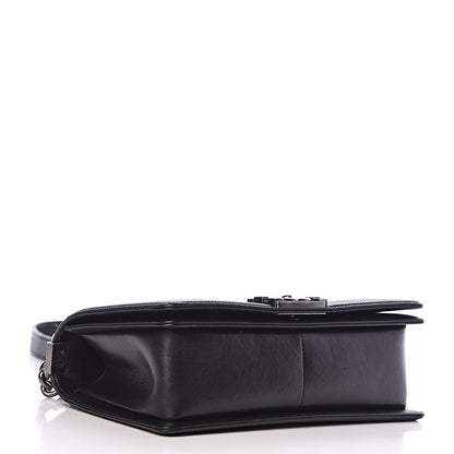 Chanel Lambskin Quilted Medium Boy Flap Black 4 of 10
