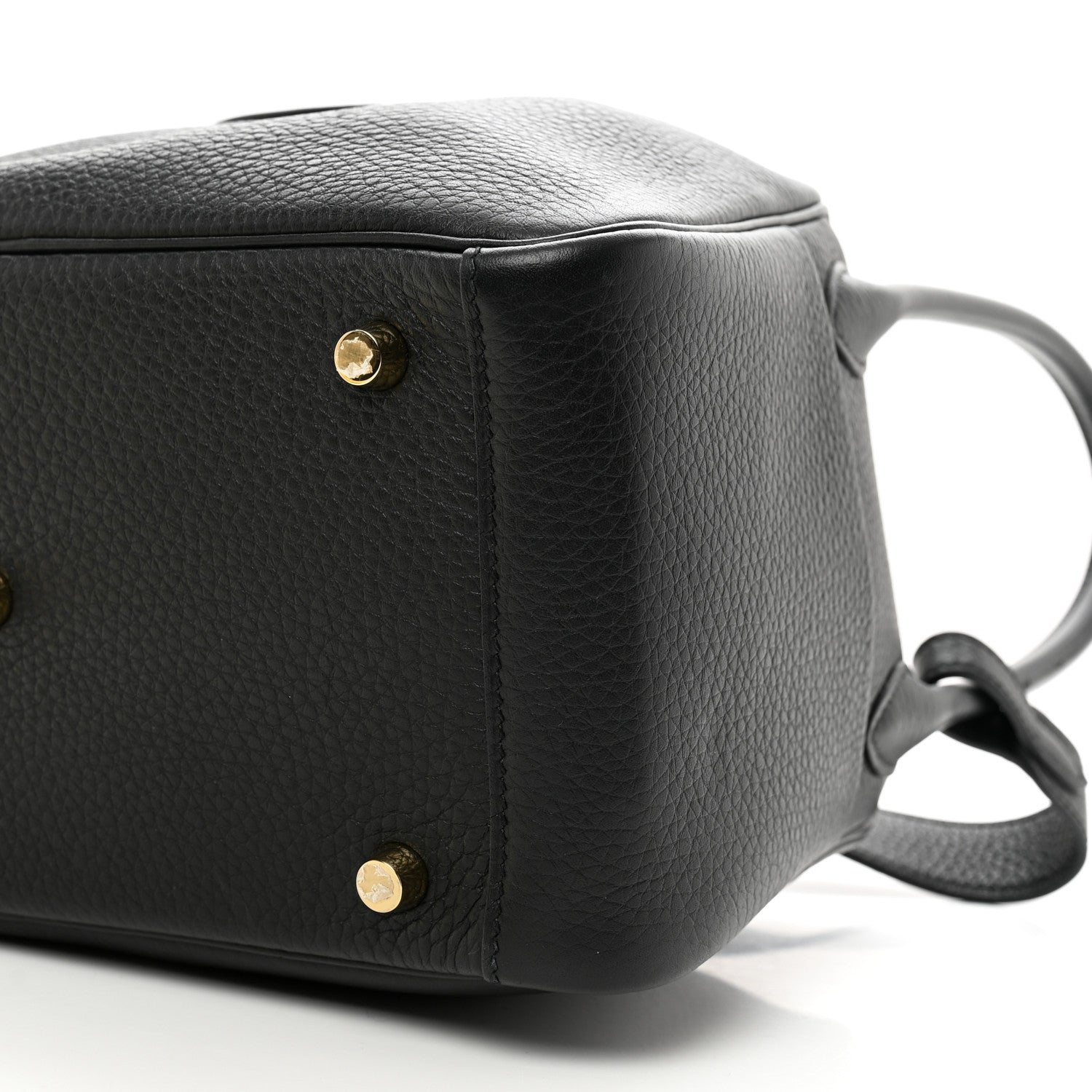 Hermes Taurillon Clemence Lindy 26 Black 10 of 11