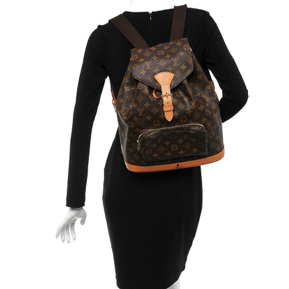Louis Vuitton Monogram Montsouris GM Backpack 2 of 15