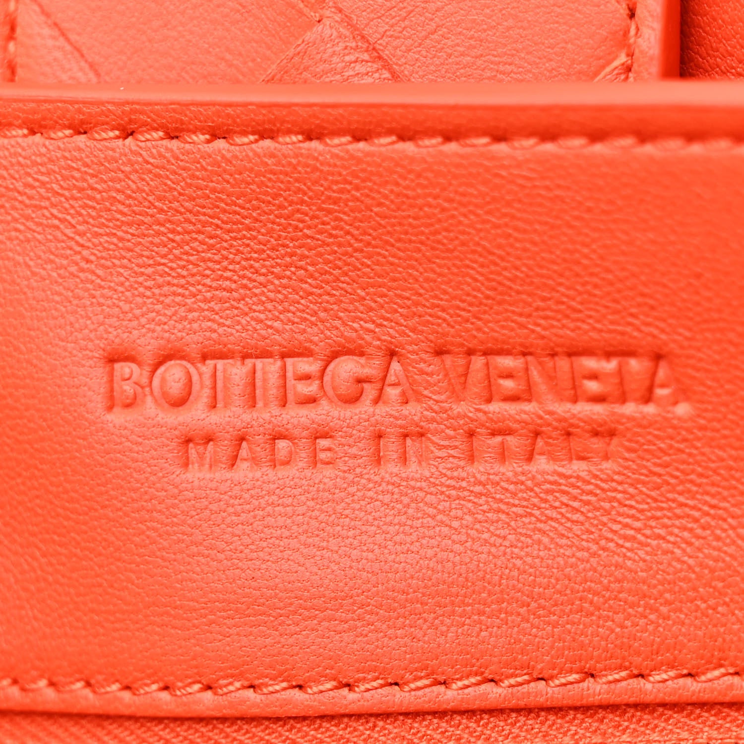 Bottega Veneta Nappa Intrecciato Large Andiamo Shoulder Bag Orange 6 of 11