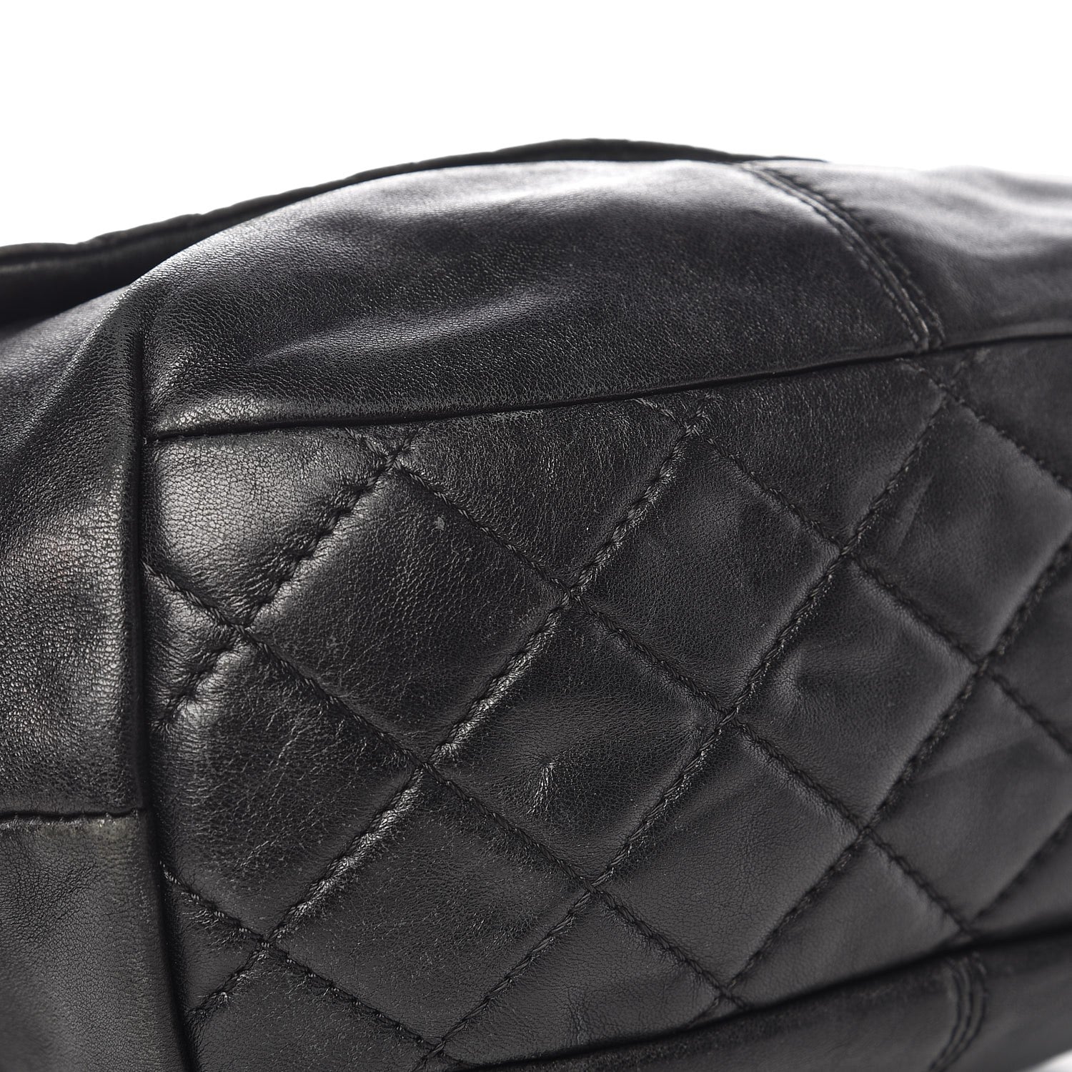 Chanel Shiny Lambskin Quilted Medium Trianon Messenger Flap Black 11 of 16