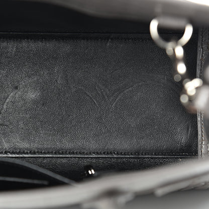 Saint Laurent Calfskin Crocodile Embossed Baby Sac De Jour Fog 11 of 23